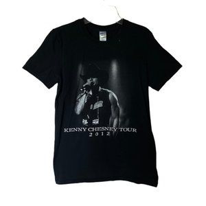 Vintage Y2k 2010s Kenny Chesney Short Sleeve Tour Tee Shirt size small